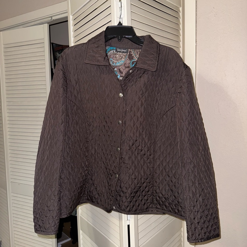 Tara Jones Brown Jacket